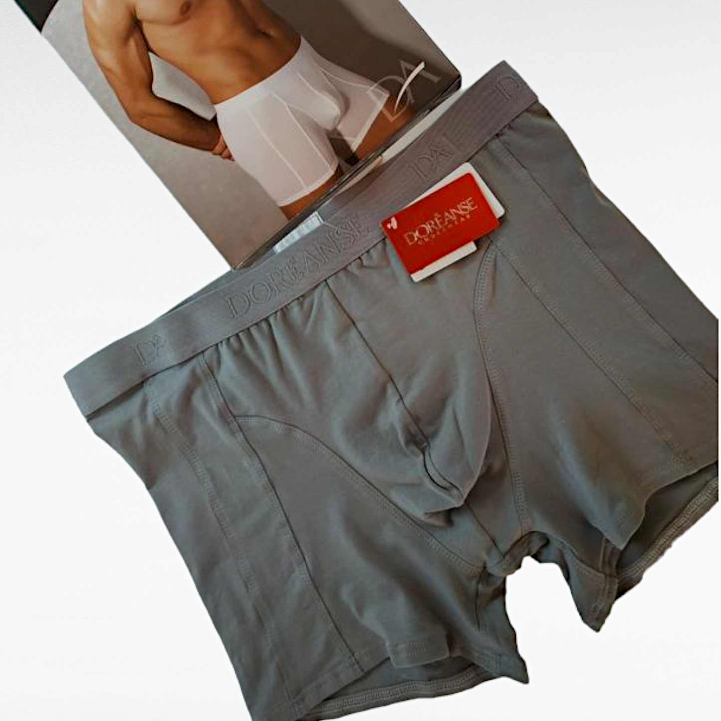 Doreanse Men's Bagged Regular Leg Boxer