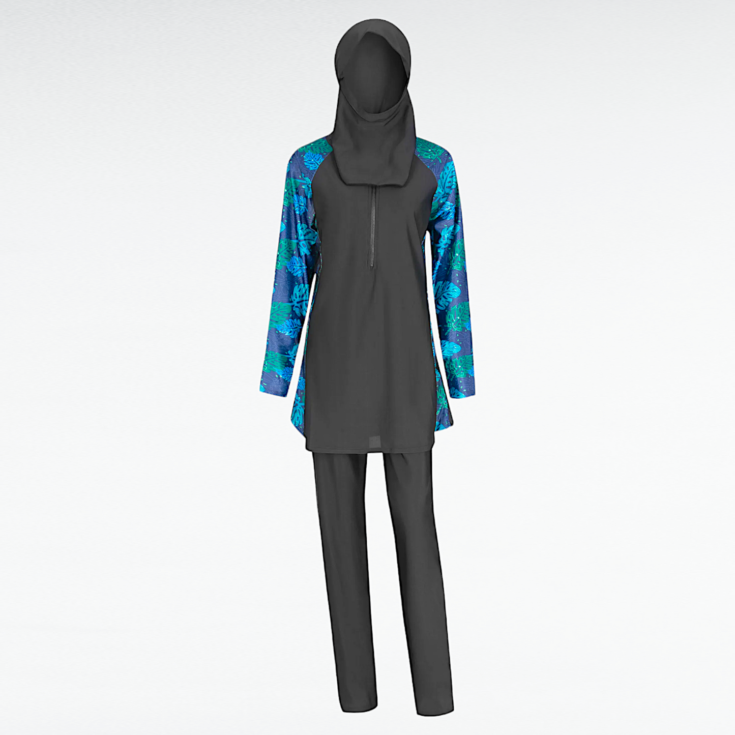 Women's Muslim 3PC Burkini Swimsuit