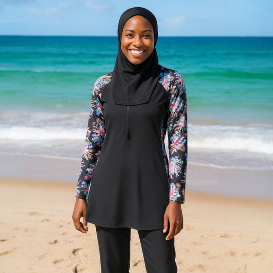 Women's Muslim 3PC Burkini Swimsuit