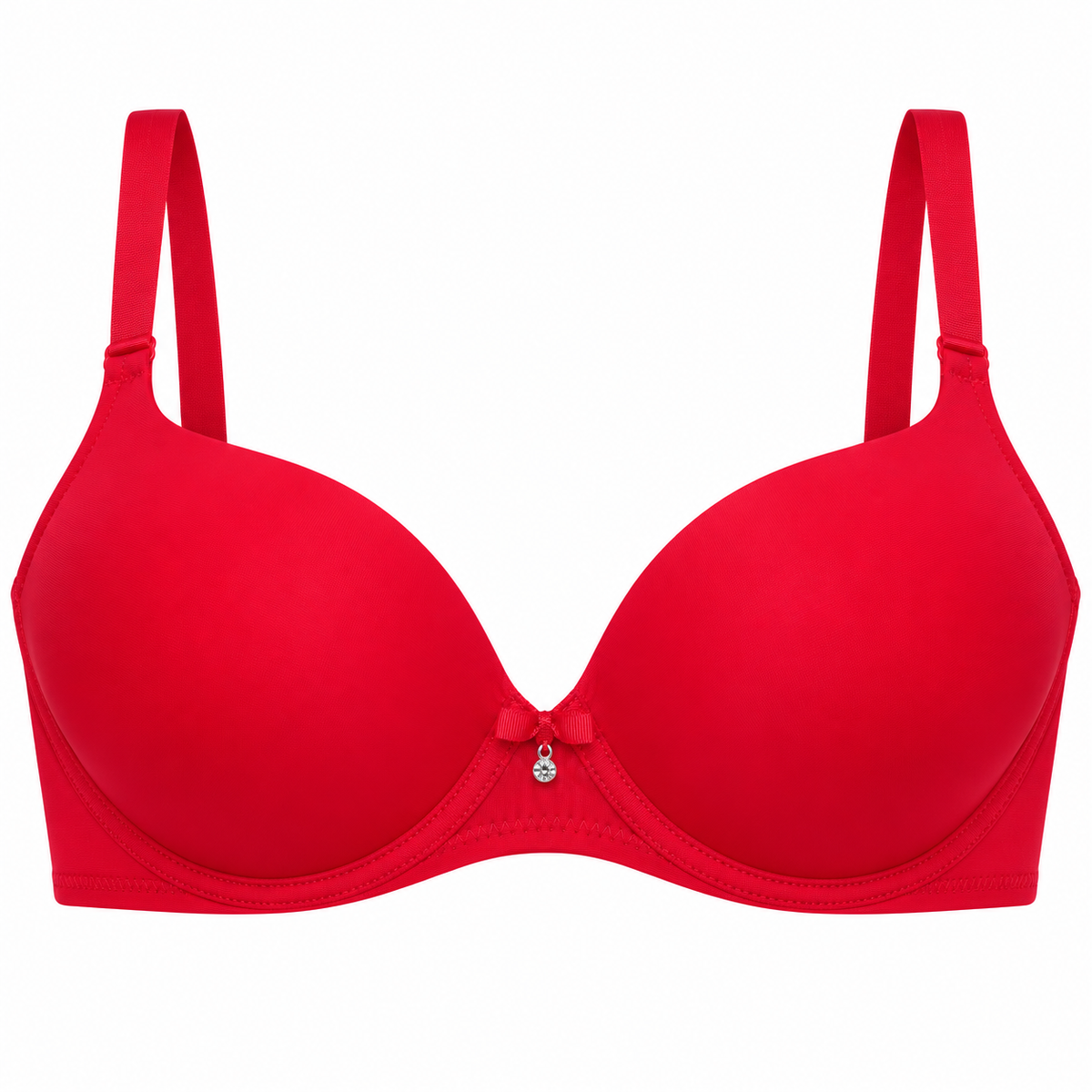 Éclat Rouge Bow Padded Bra