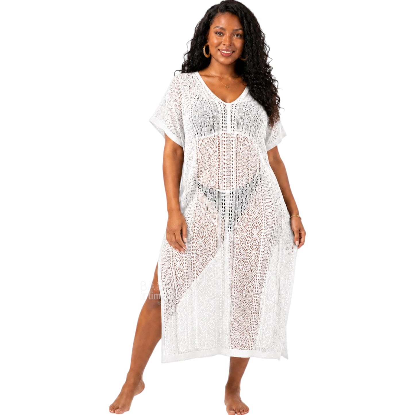 Sandune Crochet Maxi Cover-Up