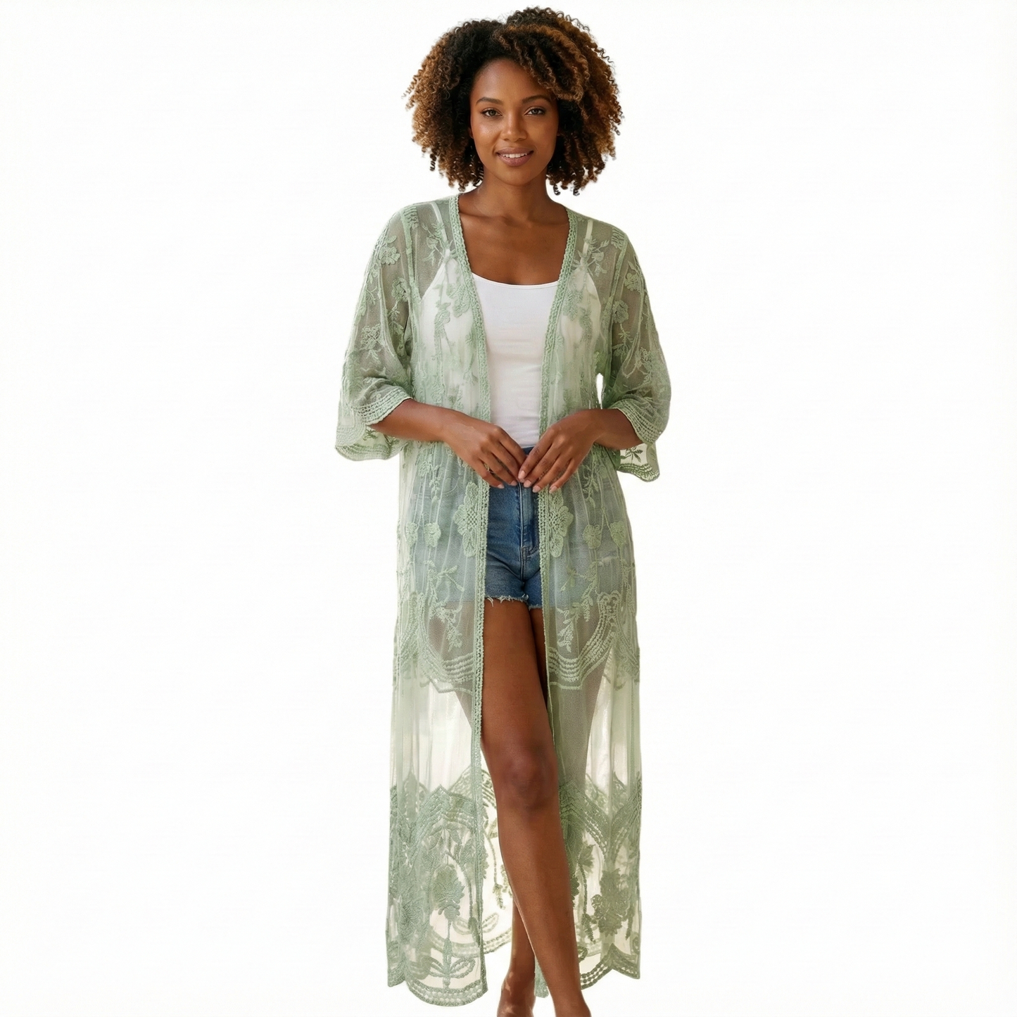 Riviera Scalloped-Edge Cover-Up