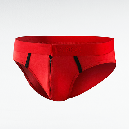 Doreanse Men's Slip Brief with Zipper