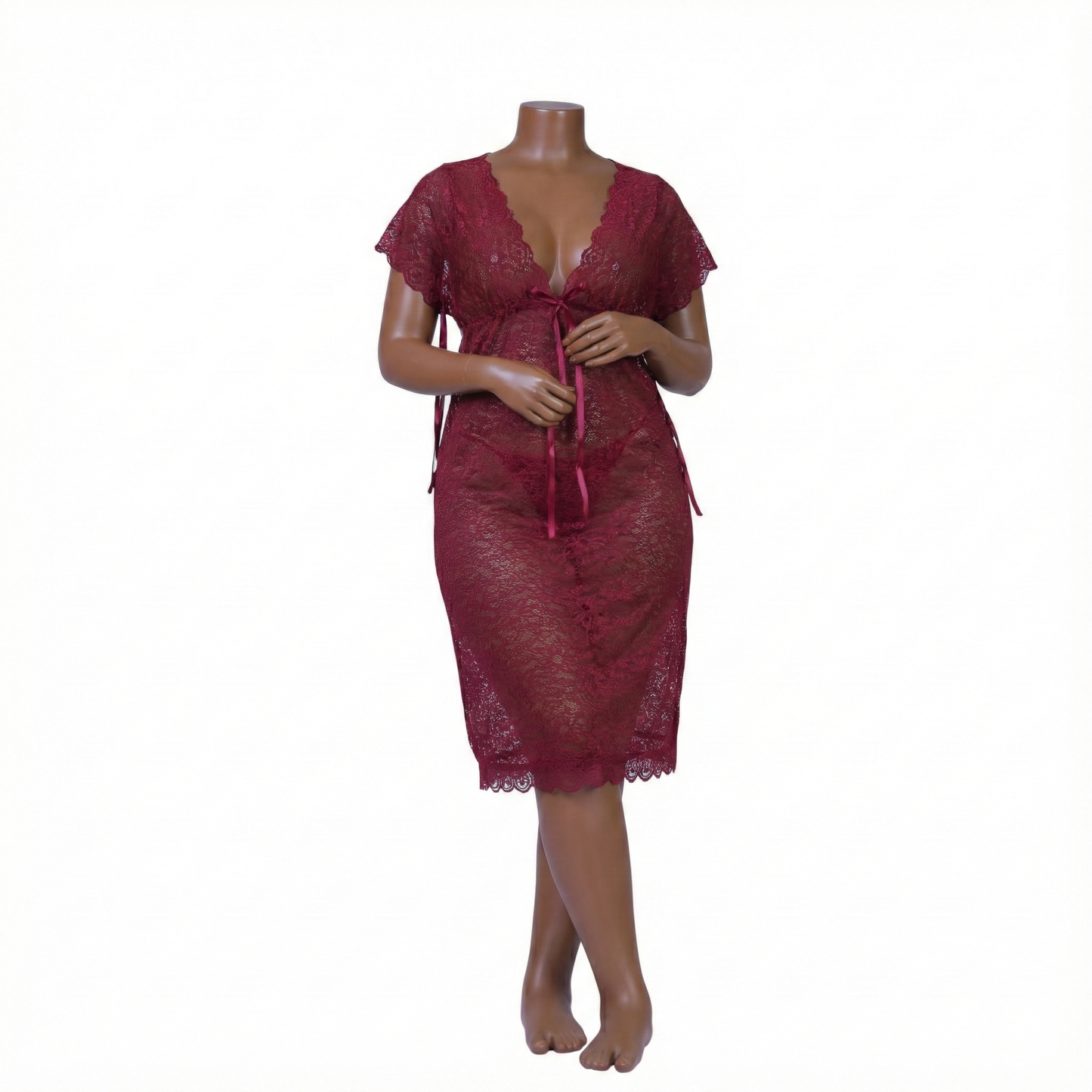 Sheer Babydoll Lingerie Dress