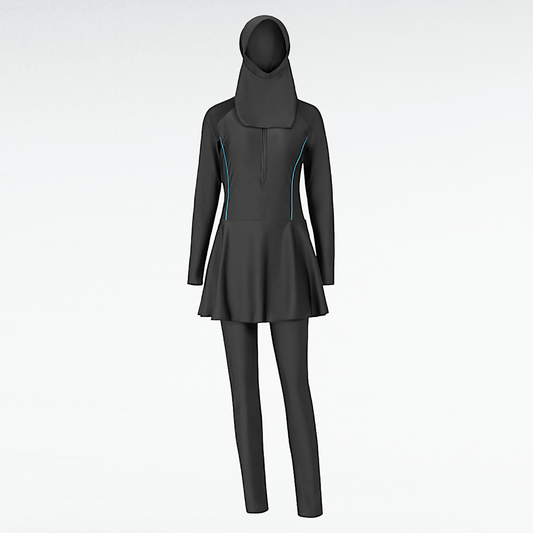 Women's Muslim 3PC Burkini Swimsuit