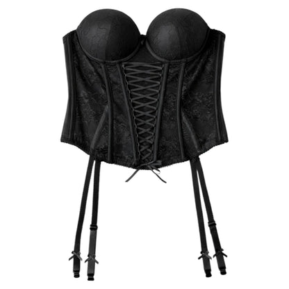 Lace Corset Bustier Garter Set