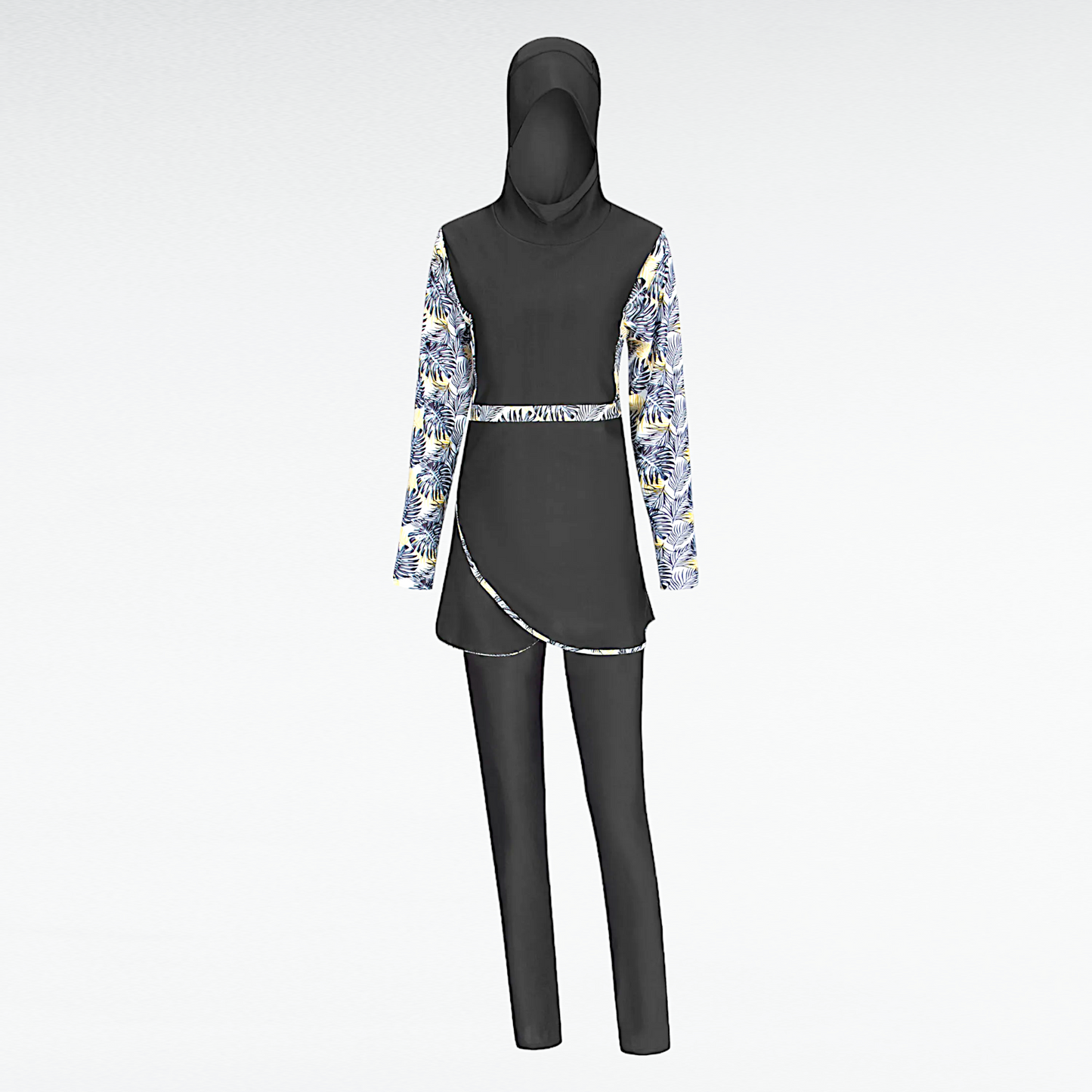 Women's Muslim 2PC Burkini Swimsuit