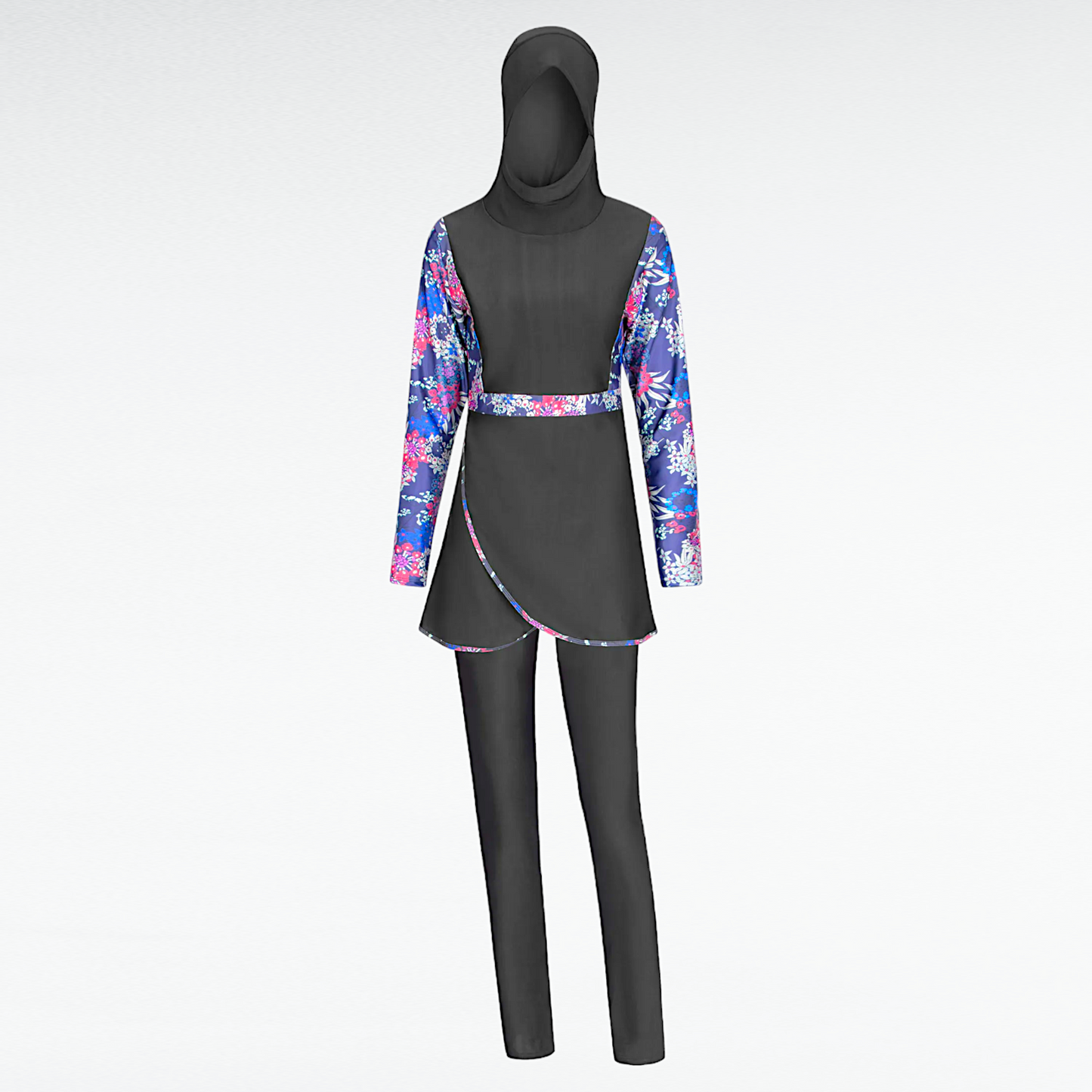 Women's Muslim 2PC Burkini Swimsuit
