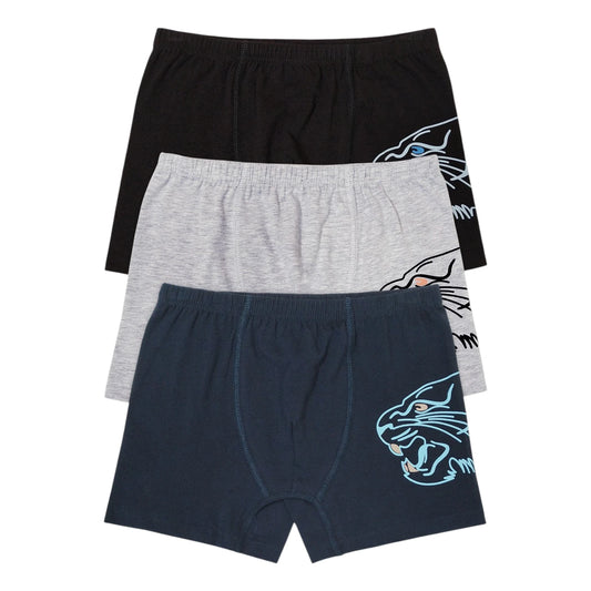 Panthera Trio Boys Cotton Boxers 3Pack