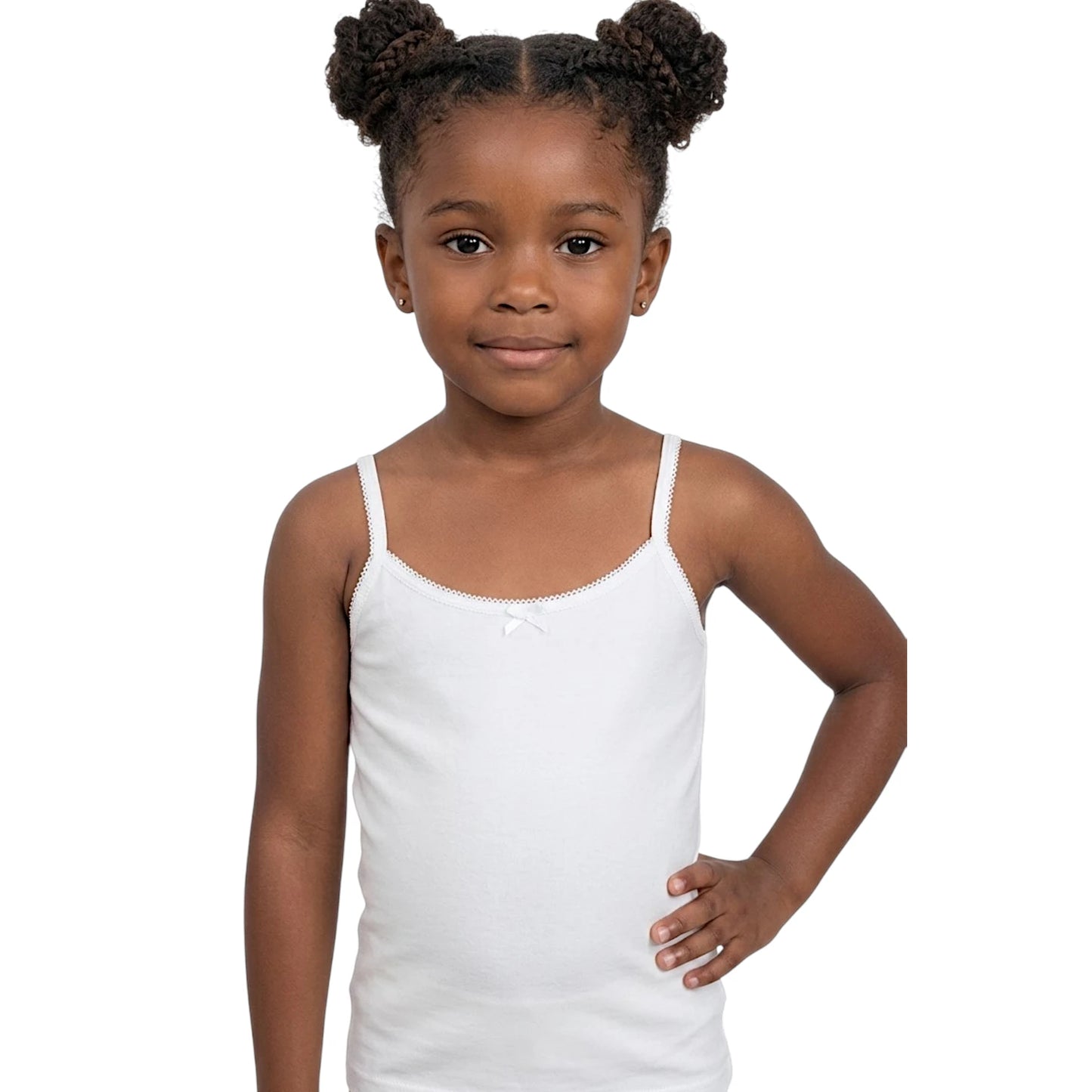 Baykar Girls' Cotton Tank Top 2Pack