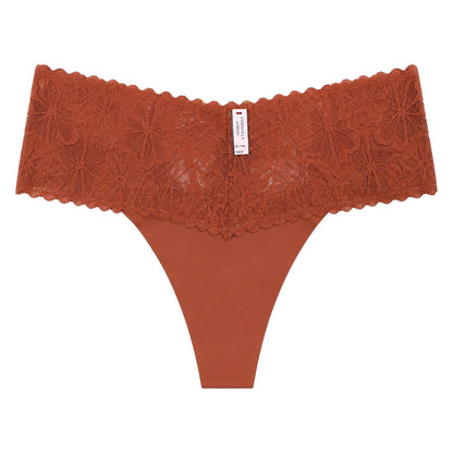 Aurora Seamless Silk Lace G-String