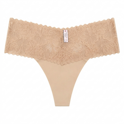 Aurora Seamless Silk Lace G-String