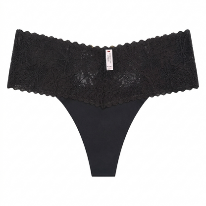 Aurora Seamless Silk Lace G-String