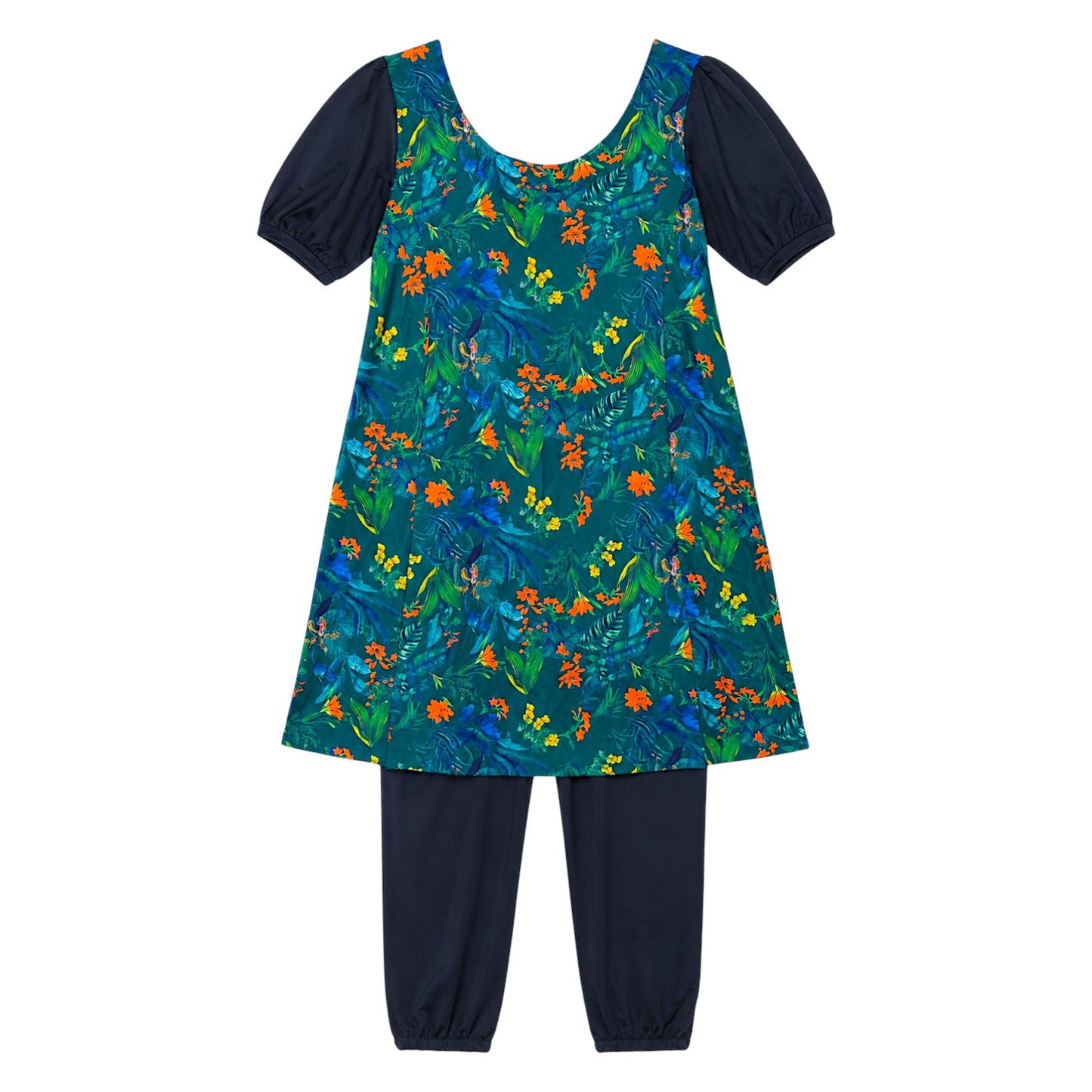 Samira Modest Swim Dress and Capri Set