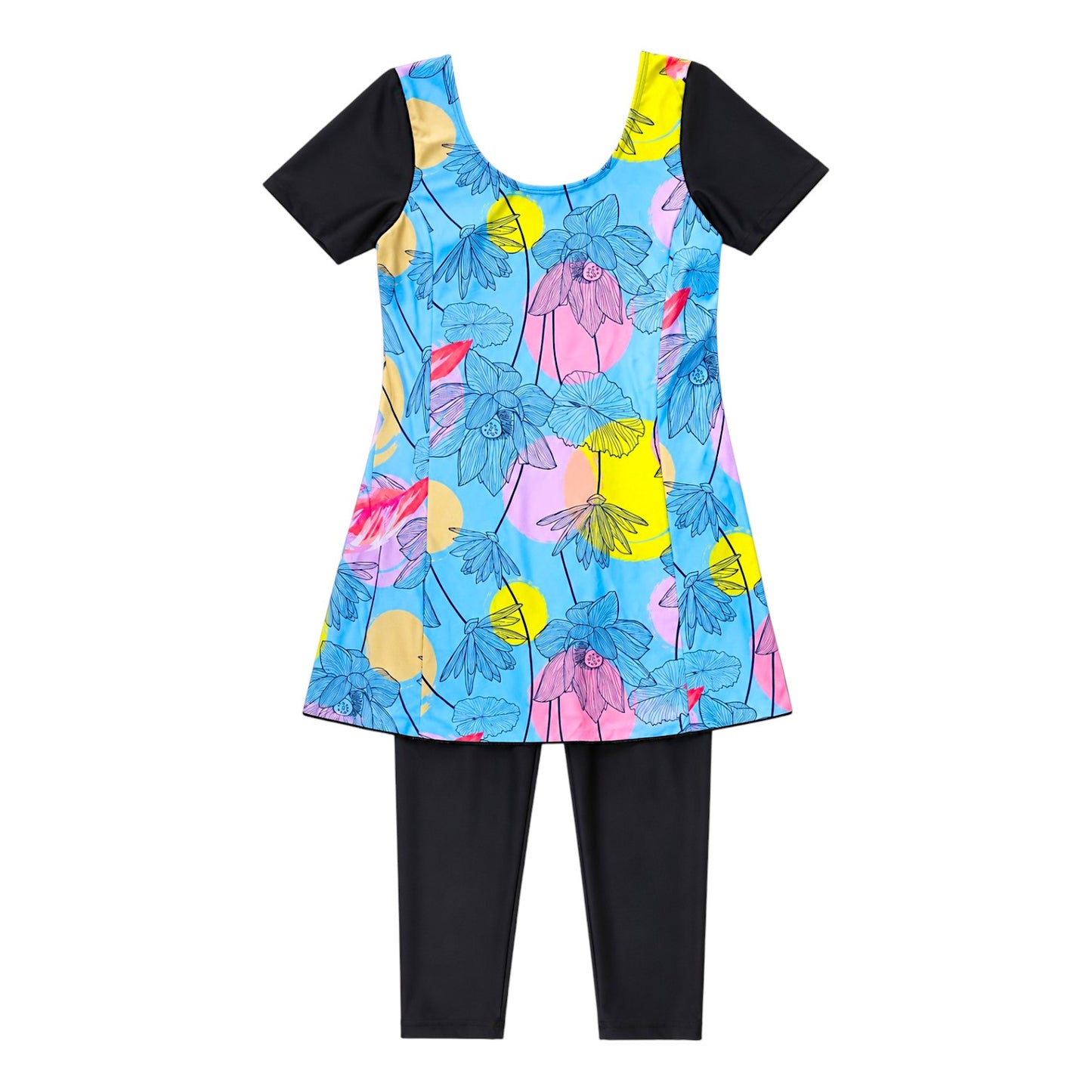 Samira Modest Swim Dress and Capri Set