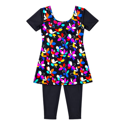 Samira Modest Swim Dress and Capri Set