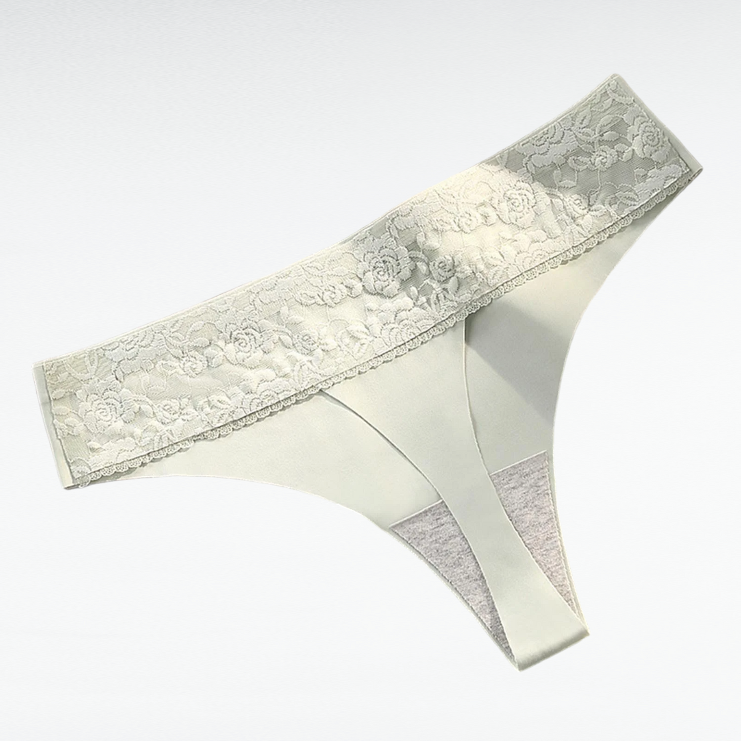 Sexy Silk & Lace Thong