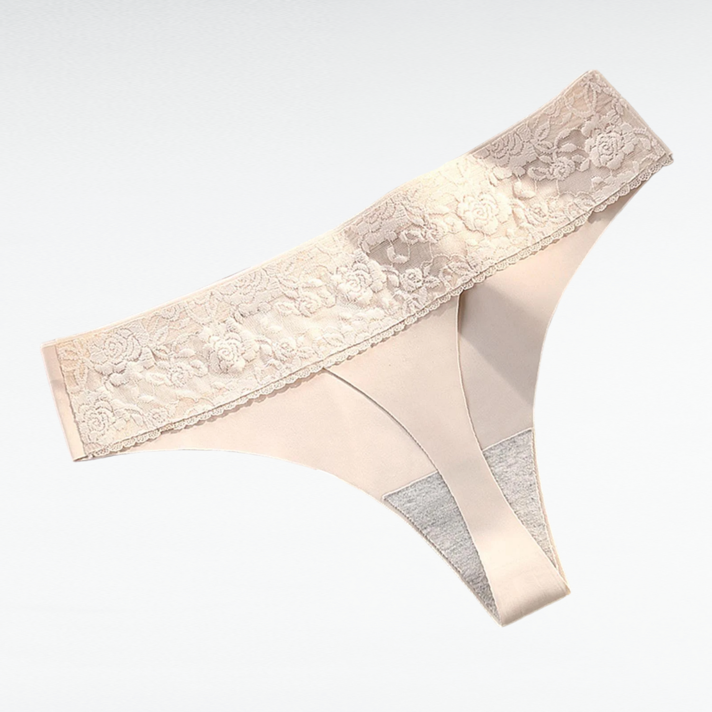 Sexy Silk & Lace Thong