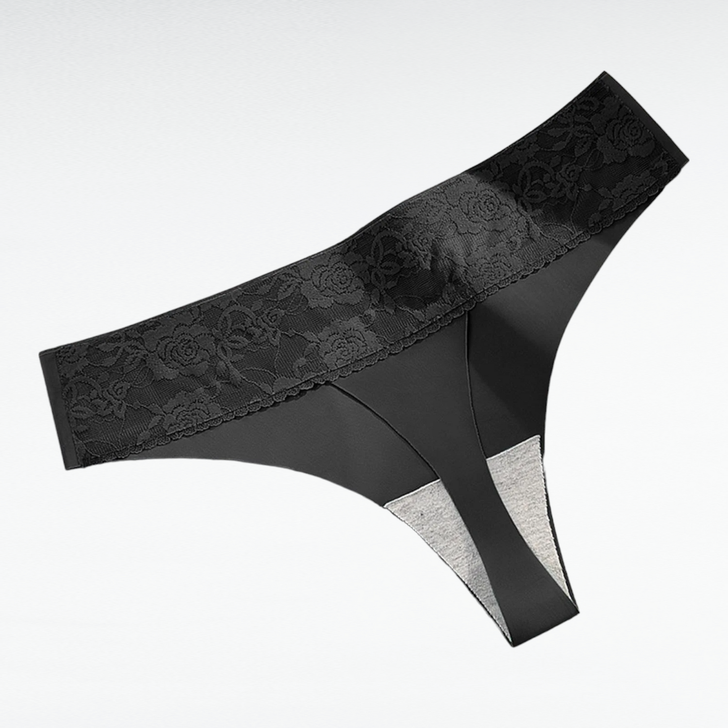 Sexy Silk & Lace Thong