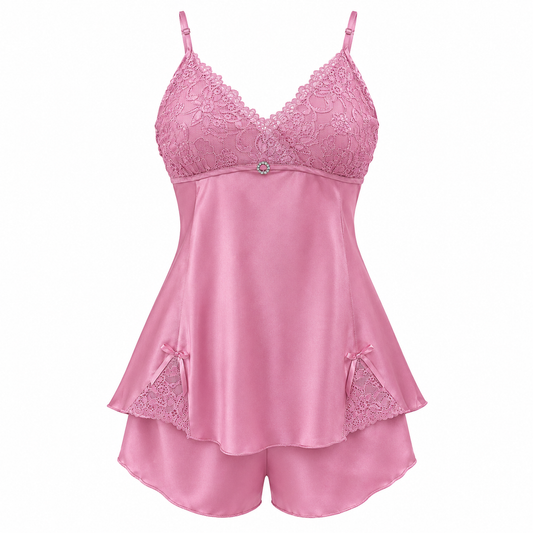 Celeste Satin Cami Set