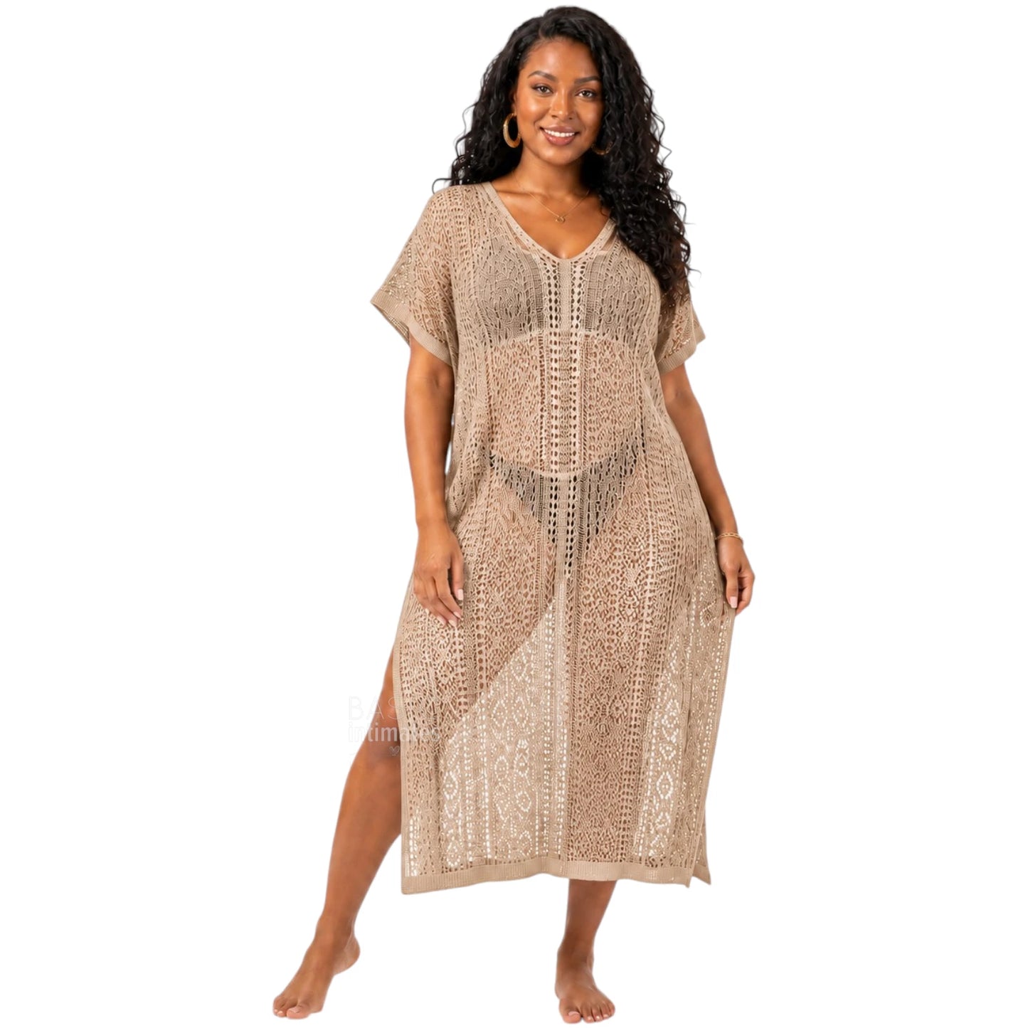 Sandune Crochet Maxi Cover-Up