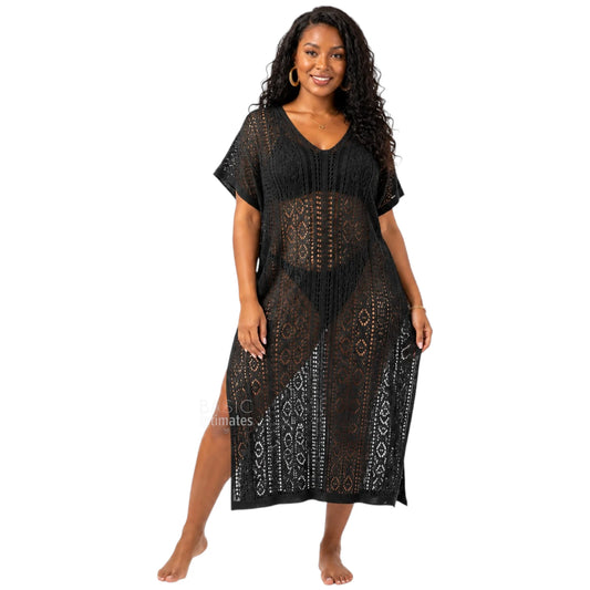 Sandune Crochet Maxi Cover-Up