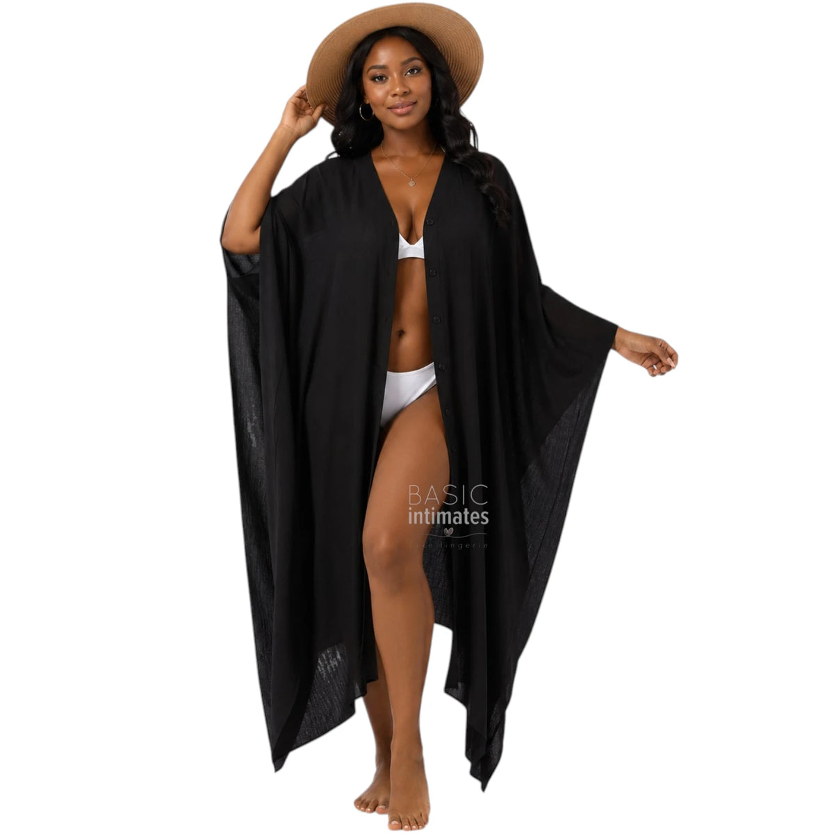 Iris Flowing Beach Cover-Up