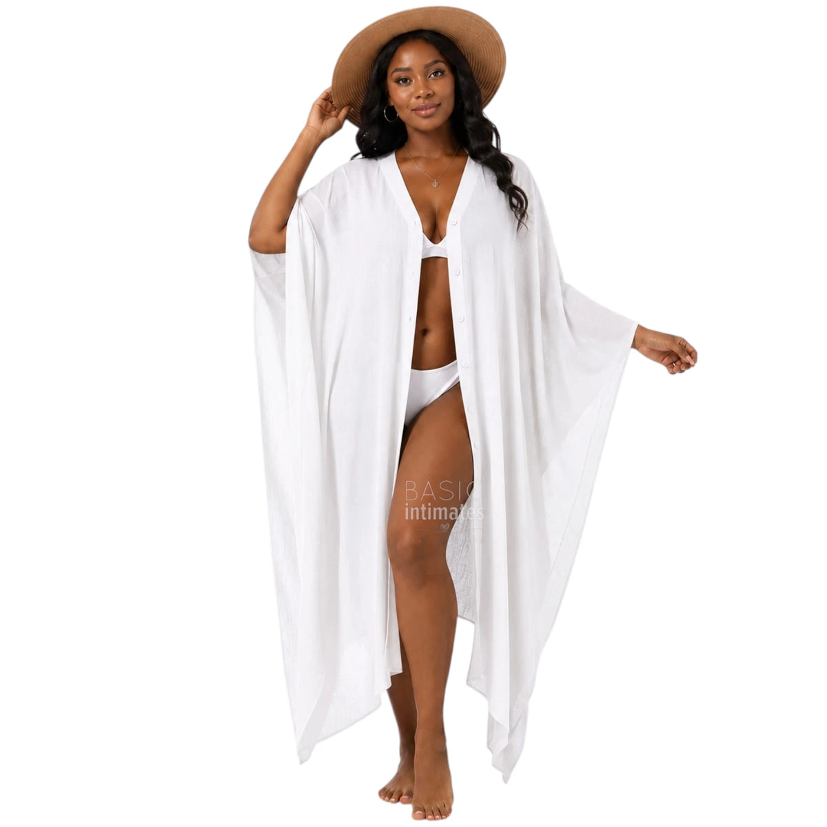 Iris Flowing Beach Cover-Up