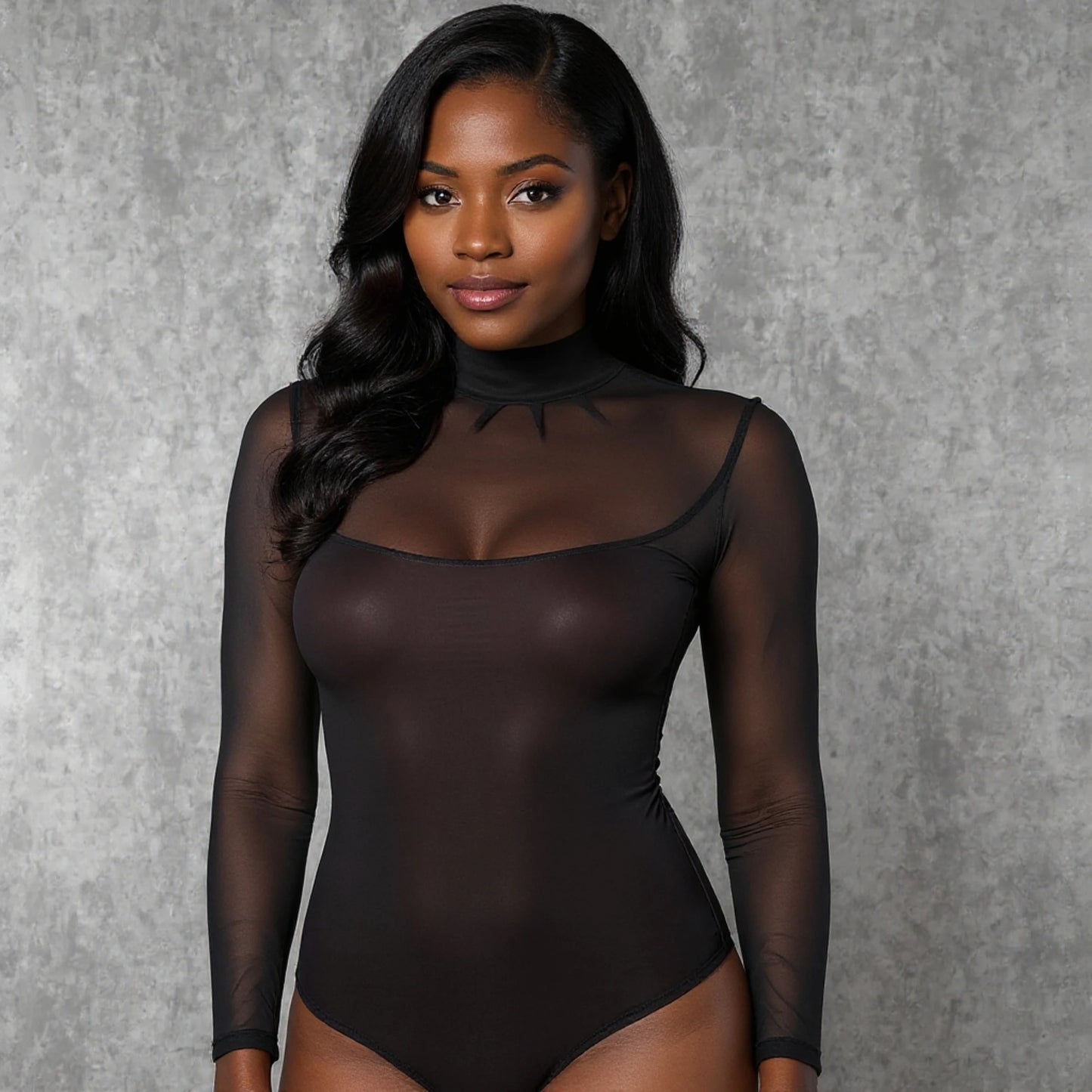 Women's Avantgarde Long-sleeved Bodysuit