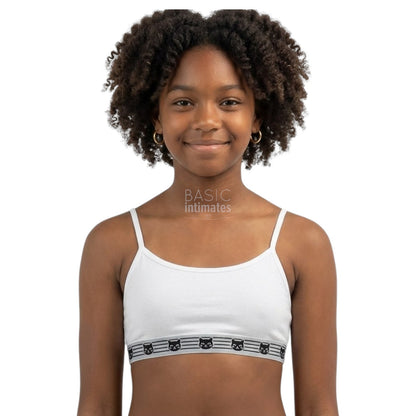 Baykar Girls' Cotton Bralette - 3 Pack
