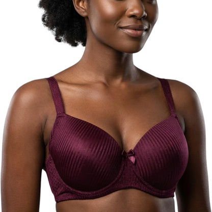 Bordeaux underwire balconette Bra