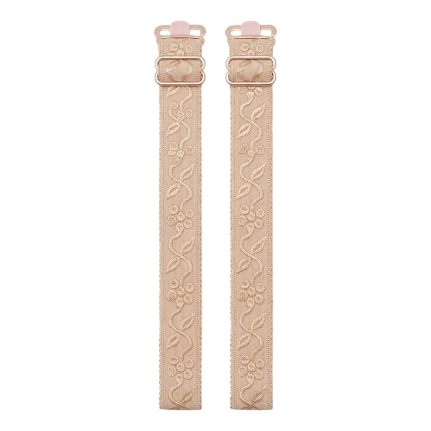 1Pair Embroidered Bra Strap