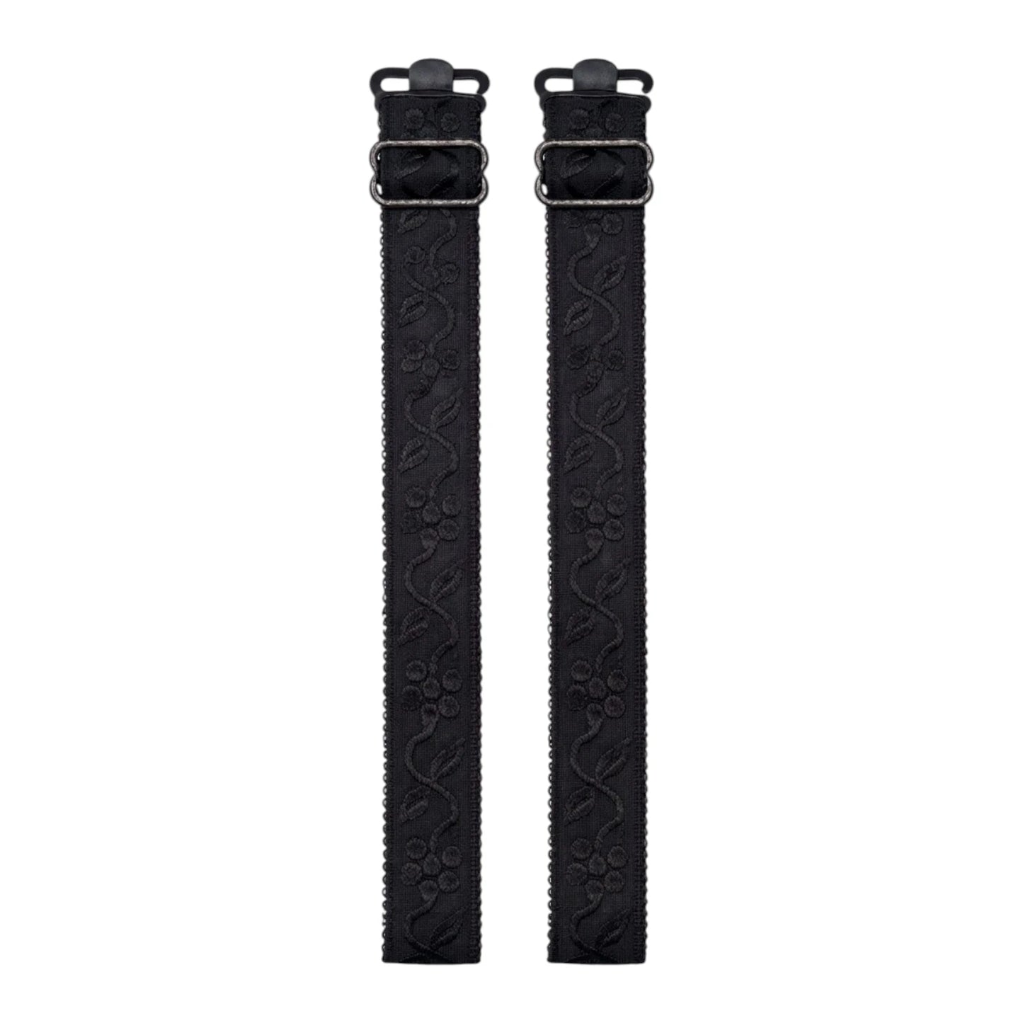 1Pair Embroidered Bra Strap
