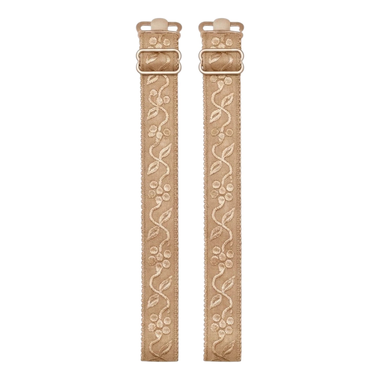 1Pair Embroidered Bra Strap