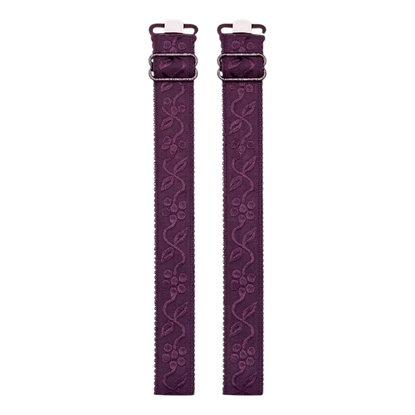 1Pair Embroidered Bra Strap