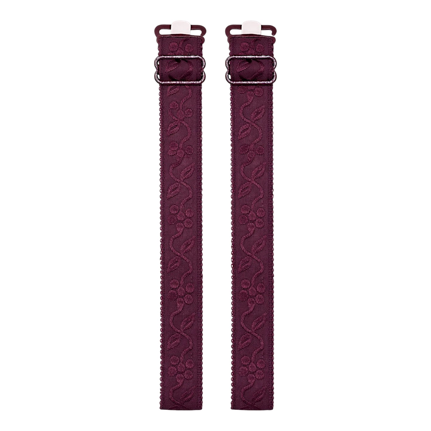 1Pair Embroidered Bra Strap