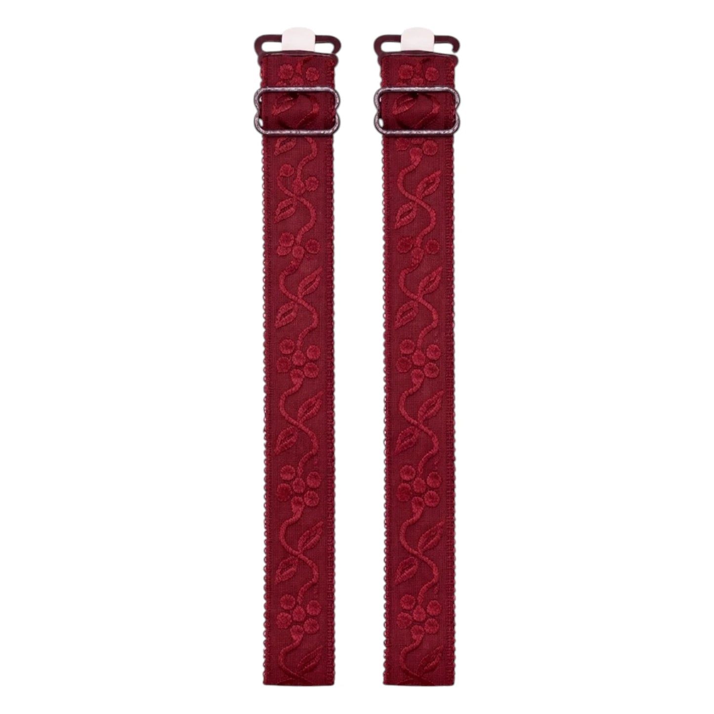 1Pair Embroidered Bra Strap