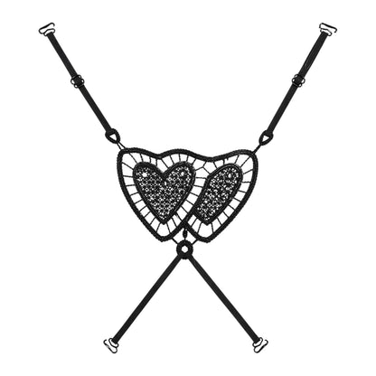 Double-Heart Adjustable Bra Strap