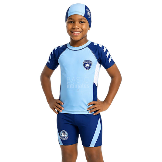 Champion 3-Piece Boys' Rash Guard Swim Set