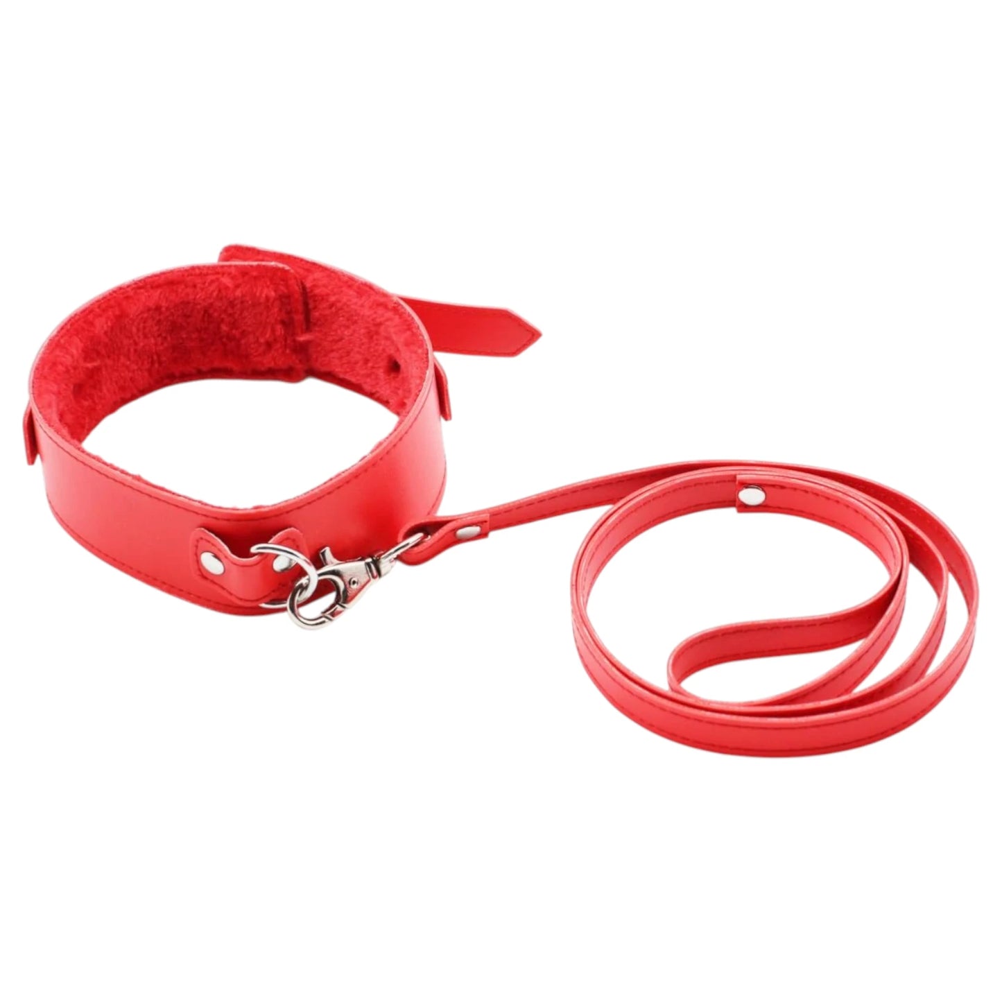 Leather Collar Leash Set Choker