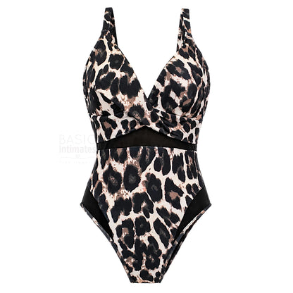 Serengeti Plunge One-Piece Swimsuit