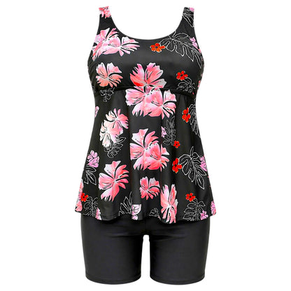 Hibiscus Glow 2PC Tankini Dress