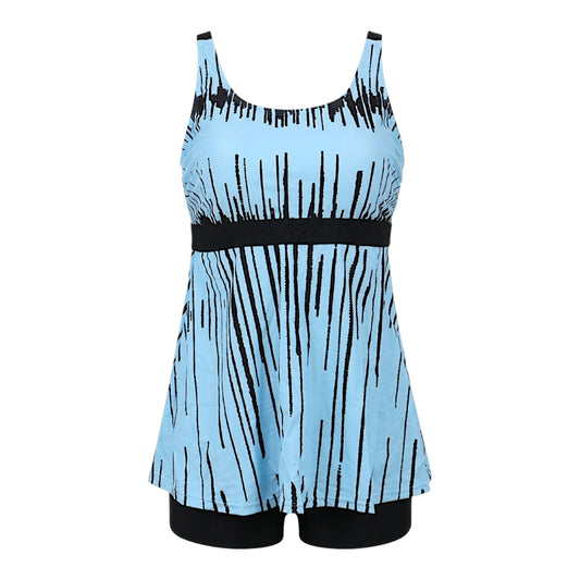 Blue Glacier 2PC Tankini Dress