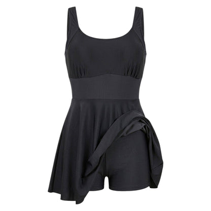 FlexCurve 1 PC Swimsuit Dress with Built-In Shorts