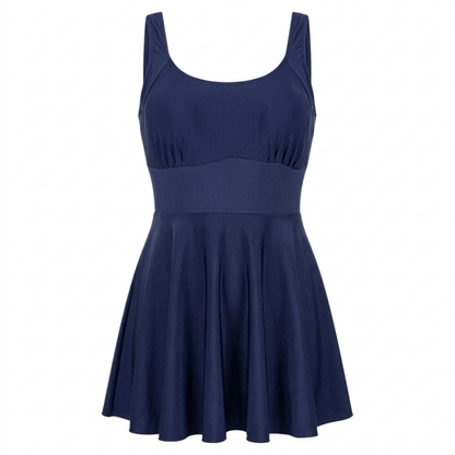 FlexCurve 1 PC Swimsuit Dress with Built-In Shorts