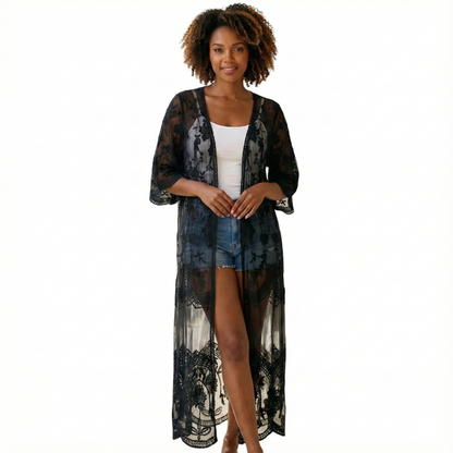 Riviera Scalloped-Edge Cover-Up