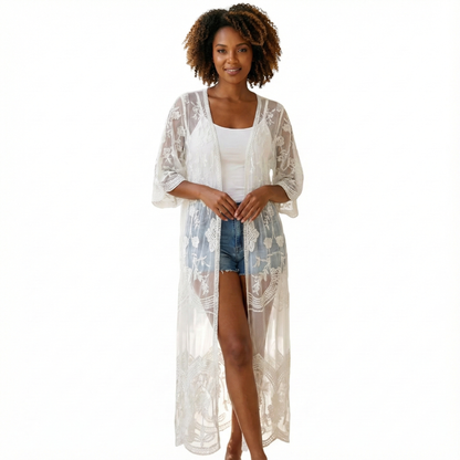 Riviera Scalloped-Edge Cover-Up