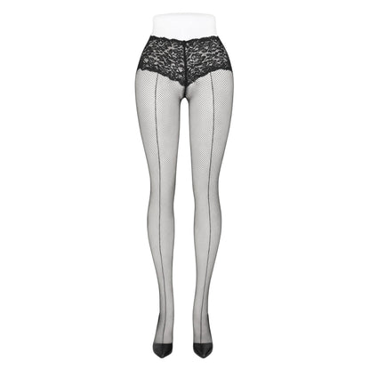 Floral Lace Seduction Pantyhose